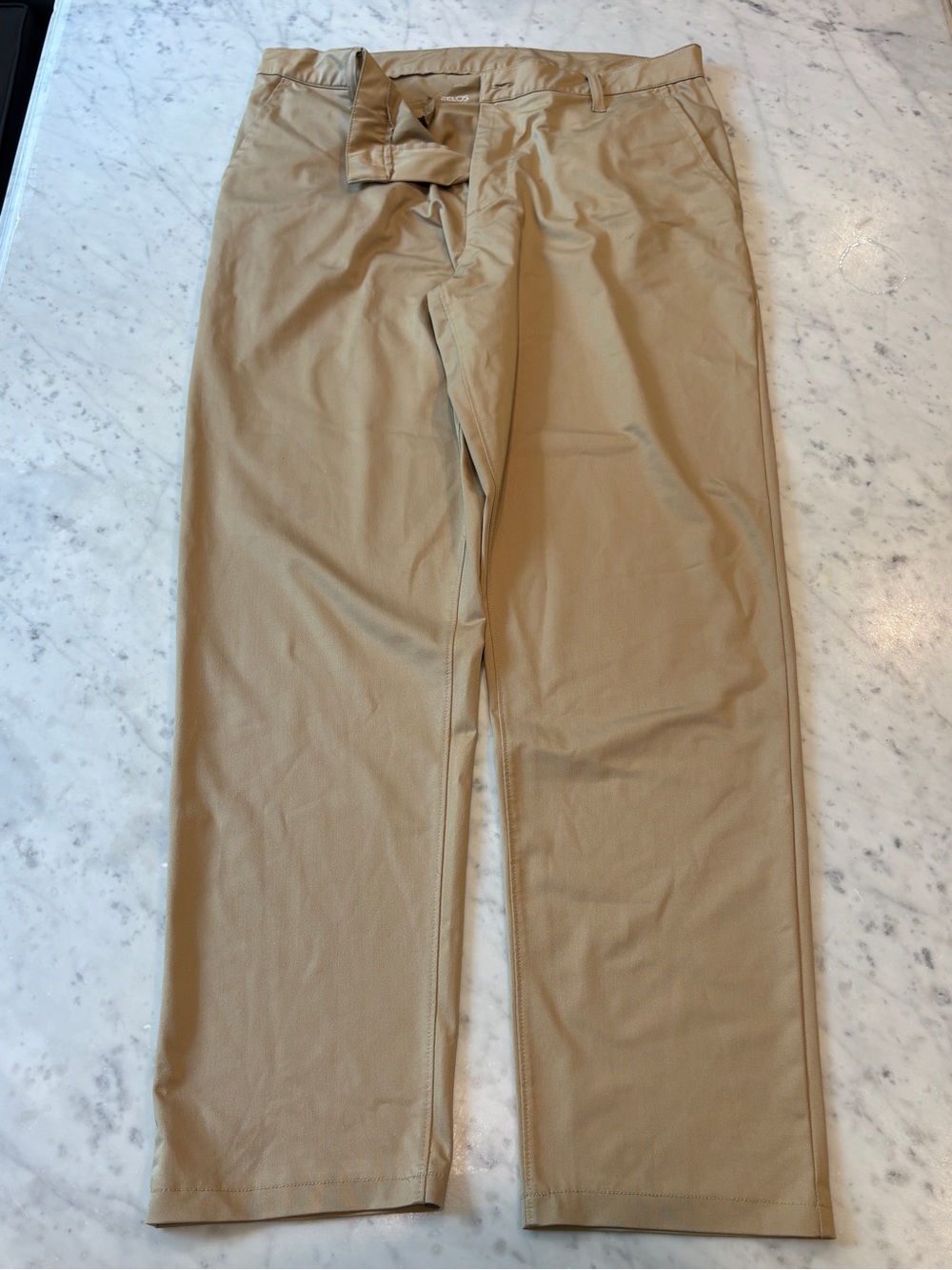 Men’s Zelos Year Round Core Moisture Wicking Pants,  light Khaki, size 36x31